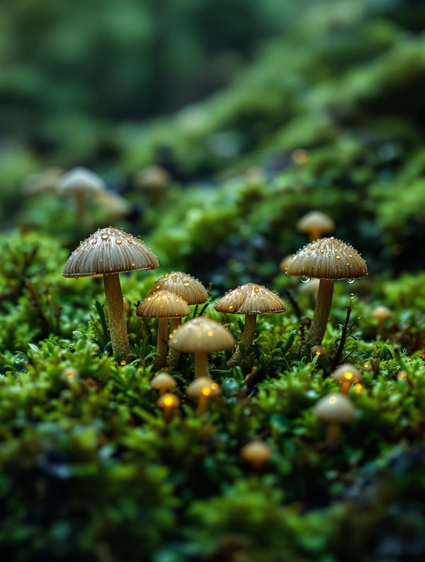 苔藓与菌丝海报